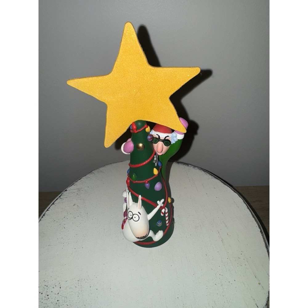 New Hallmark Keepsake MAXINE X-mas Tree Topper "Decorating Maxine Style" 9" VTG